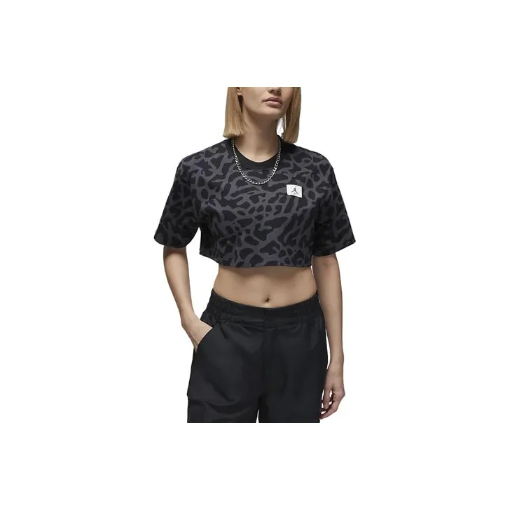 Jordan Crop Tops Women's Black-0