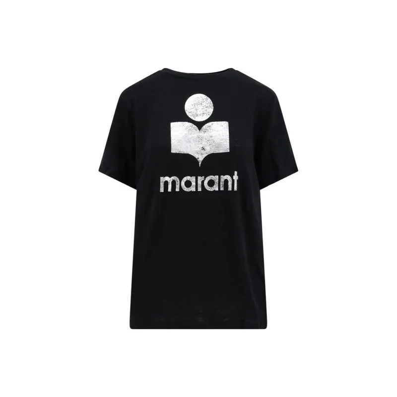 ISABEL MARANT ETOILE Zewel Logo Printed Crewneck T Shirt-0