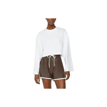 FRAME SS23 Drop Shoulder Sleeve T Shirt Women's White