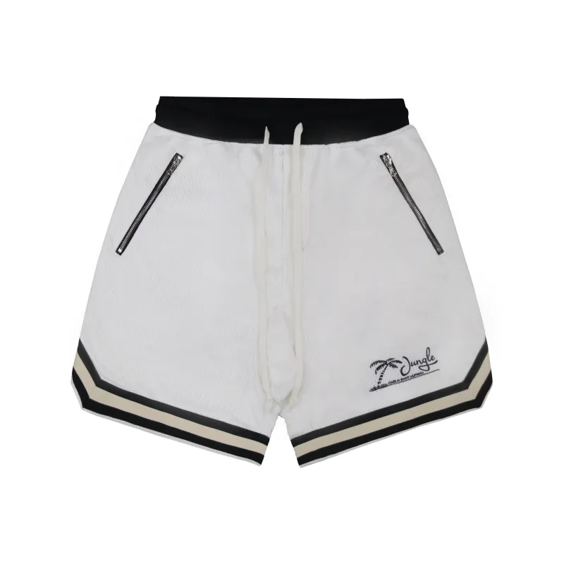 JUNGLE GURL Casual Shorts Unisex White-0