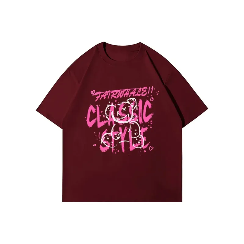FAIRWHALE Drop Shoulder Sleeve T Shirt Unisex-14