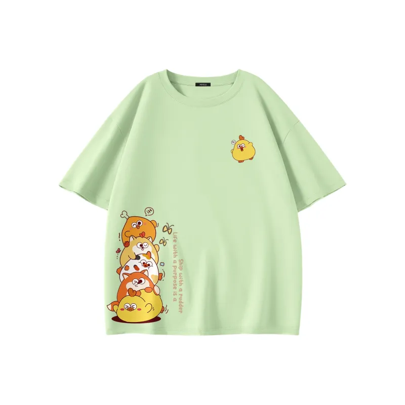 MINISO x DUNDUNJI LIANMINGKUAN T Shirt Women's-14