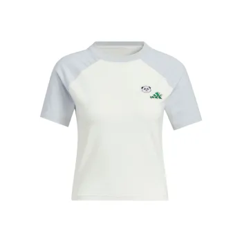 Adidas T Shirt Women's Jade White/Light Blue