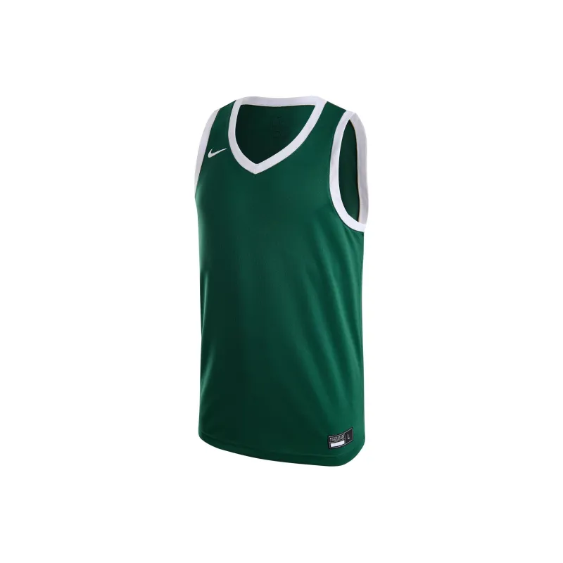 Nike DRI FIT CROSSOVER Basketball Jersey Men's Canyon Green/white/white-0
