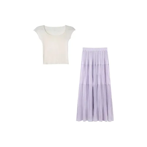Aghr Two Piece Skirt Sets Women's