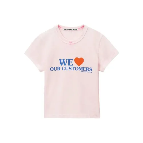 Alexander Wang Love Our Customers Shrunken T Shirt