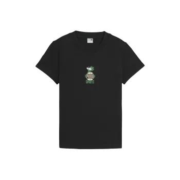 PUMA TEAM FOR THE FANBASE GRAPHIC TEE T Shirt Women's Black