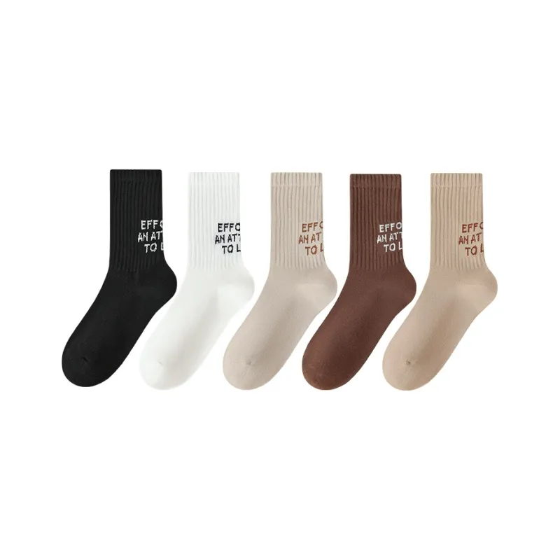 Urban Beauty Mid Calf Socks Men's 5 Pack-4