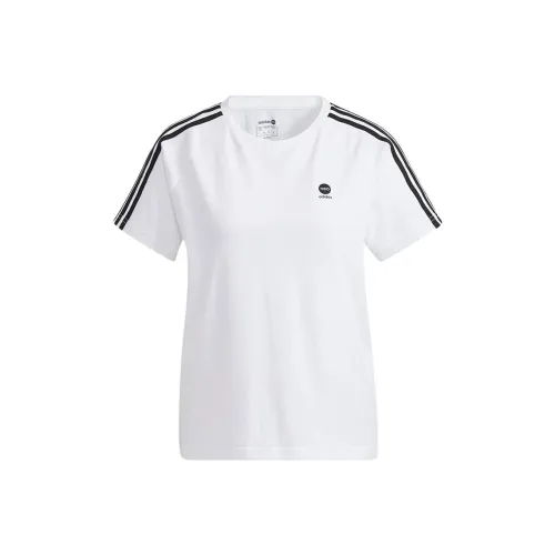 Adidas Neo Raglan Sleeve T Shirt Women's White