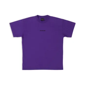 Balenciaga Logo print Cotton T shirt