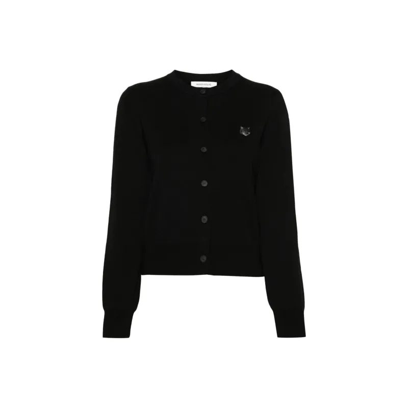 Maison Kitsuné Bold Fox Wool Cardigan-0