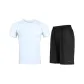 Set (White Top+Black Shorts)