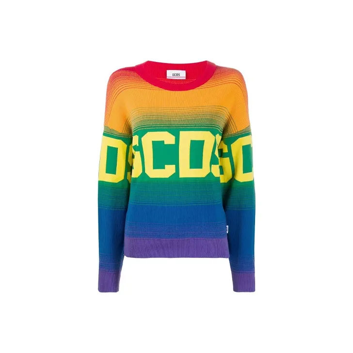 GCDS FW21 Loose Fit Sweater Women's Multicolor-0