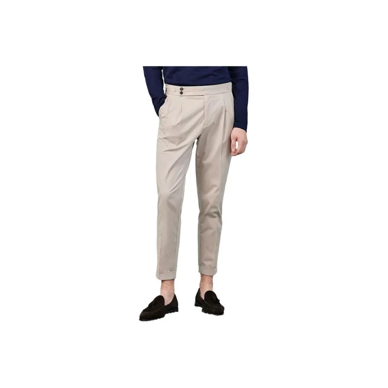 JODOLL Casual Pants Men's Warm Coffee-0