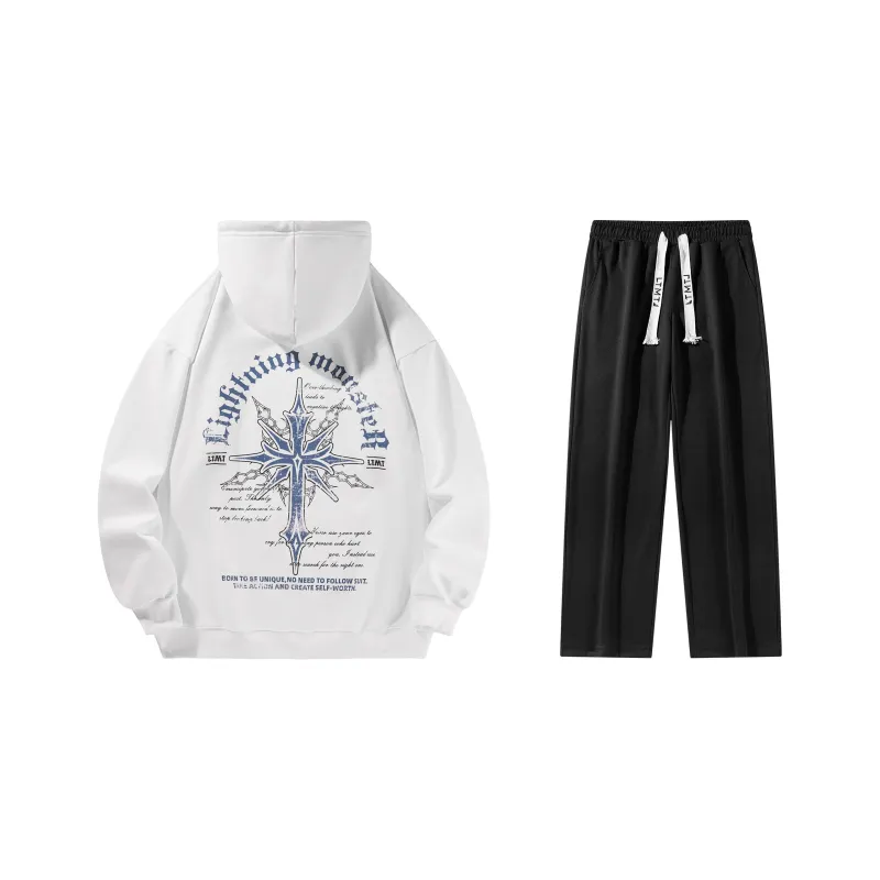 LIGHTNING MONSTER Sweatshirt Set Unisex-2