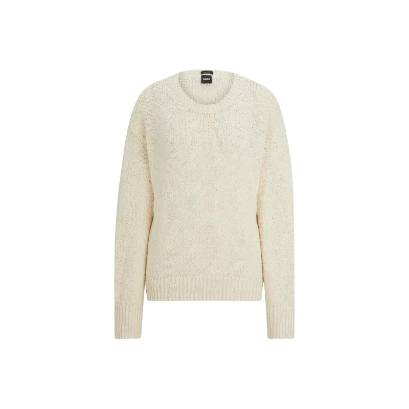HUGO BOSS 3D knit Crew neck Jumper-0