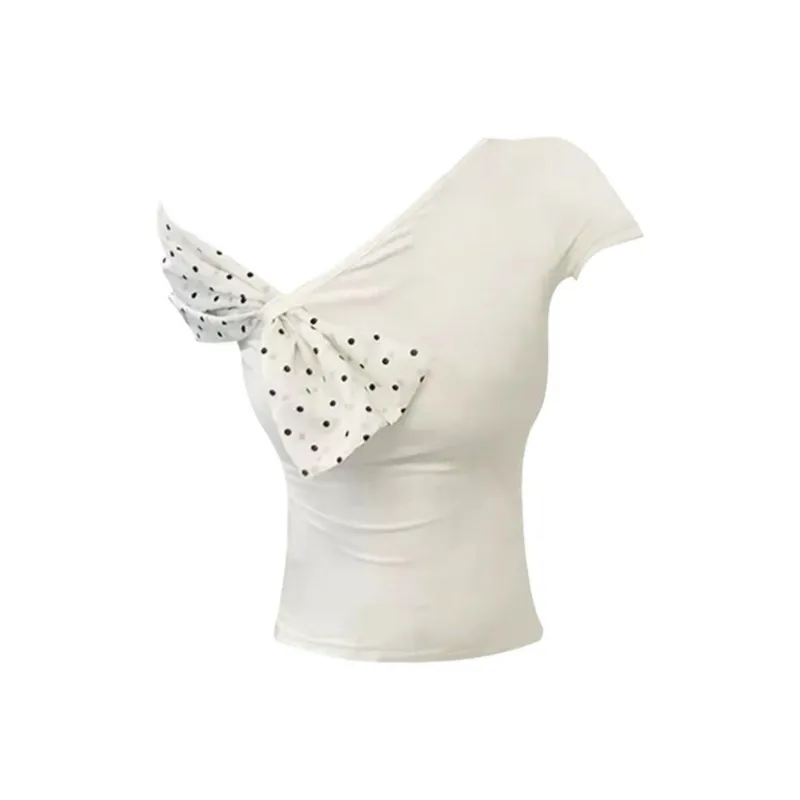 QYPRF Regular T Shirt Women's White-0