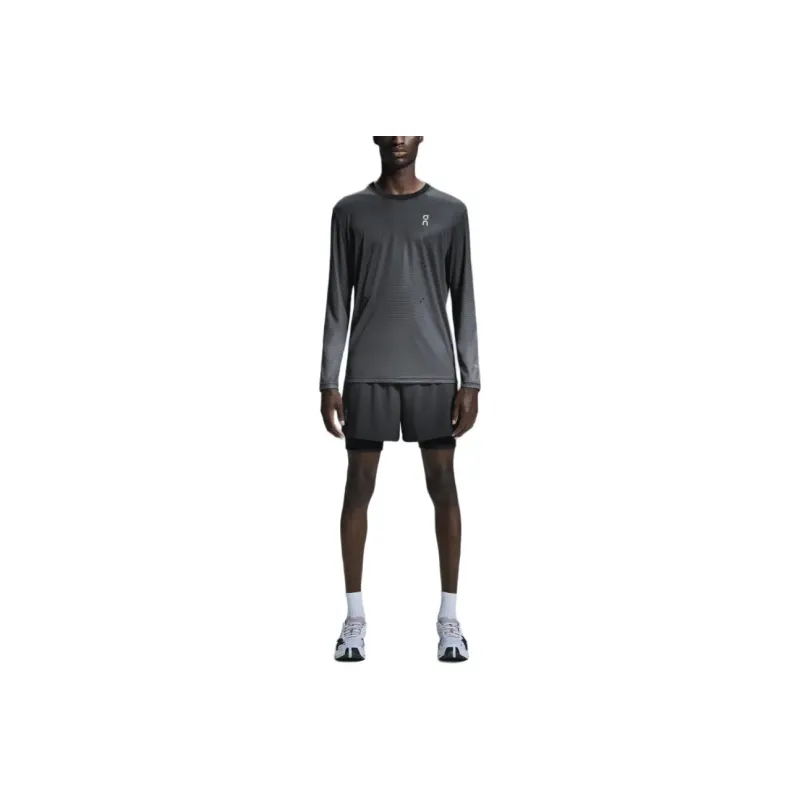On Pace Shorts Sports Shorts Men's Iron Black-0
