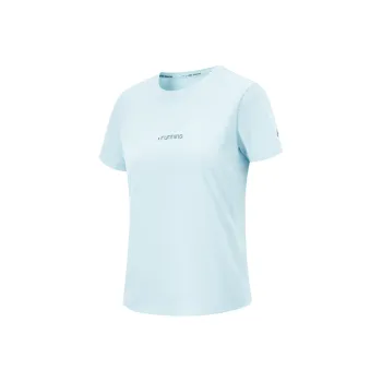 LiNing Running Collection T Shirt Women's Light Sky Blue