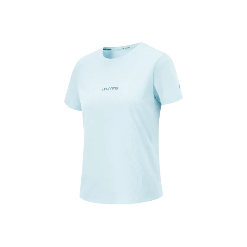 LiNing Running Collection T-Shirt Women's Light Sky Blue-0