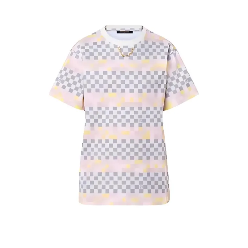 LOUIS VUITTON New Quarterly Products Of LV T-Shirts Women's Multicolor-0
