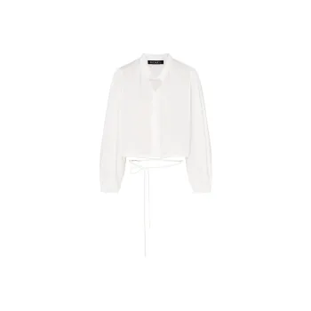 MO&CO Crop Tops Women's Raw White