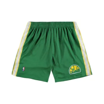 NBA Seattle Supersonics Mitchell & Ness Kelly Green Sports Shorts Men's Green