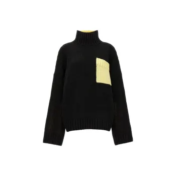 JW Anderson Logo embroidered Roll neck Jumper