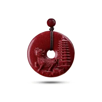 Dora Skewers Cinnabar Pendants Unisex