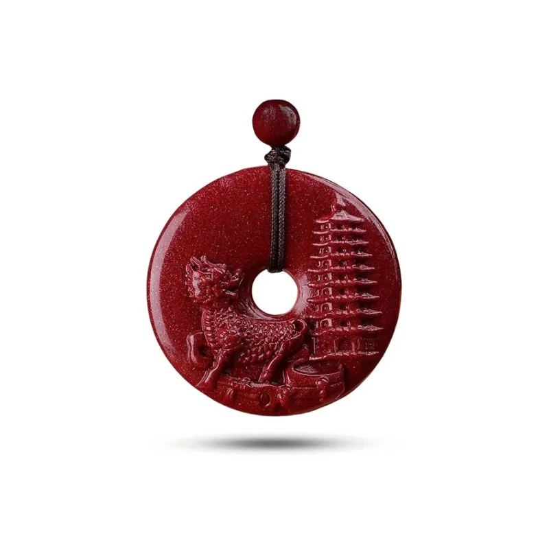 Dora Skewers Cinnabar Pendants Unisex-0