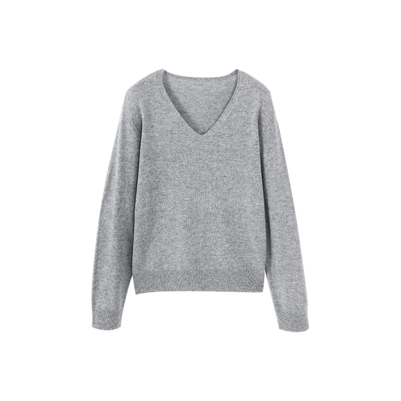 XIANGYING Sweaters Women's Gray-0