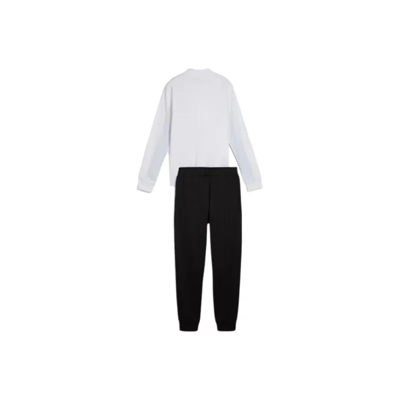 PUMA Casual Suit Women's Set White+Black-1