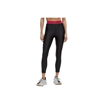 Lululemon High Rise Yoga Pants 25.5' Women's Black Red