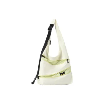 NOXXON Nylon Shoulder Bag Women's Custard/Powder Apricot/Army Green