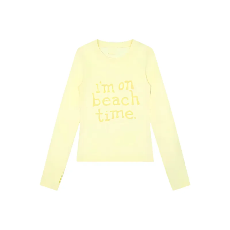 ABCMININ T Shirt Women's Yellow-0