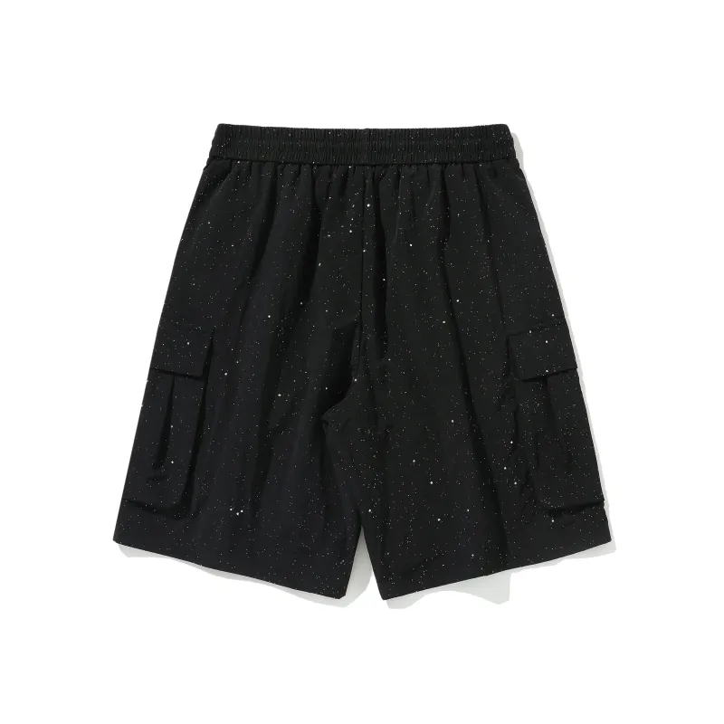 WOKXSS Casual Shorts Unisex Black-1