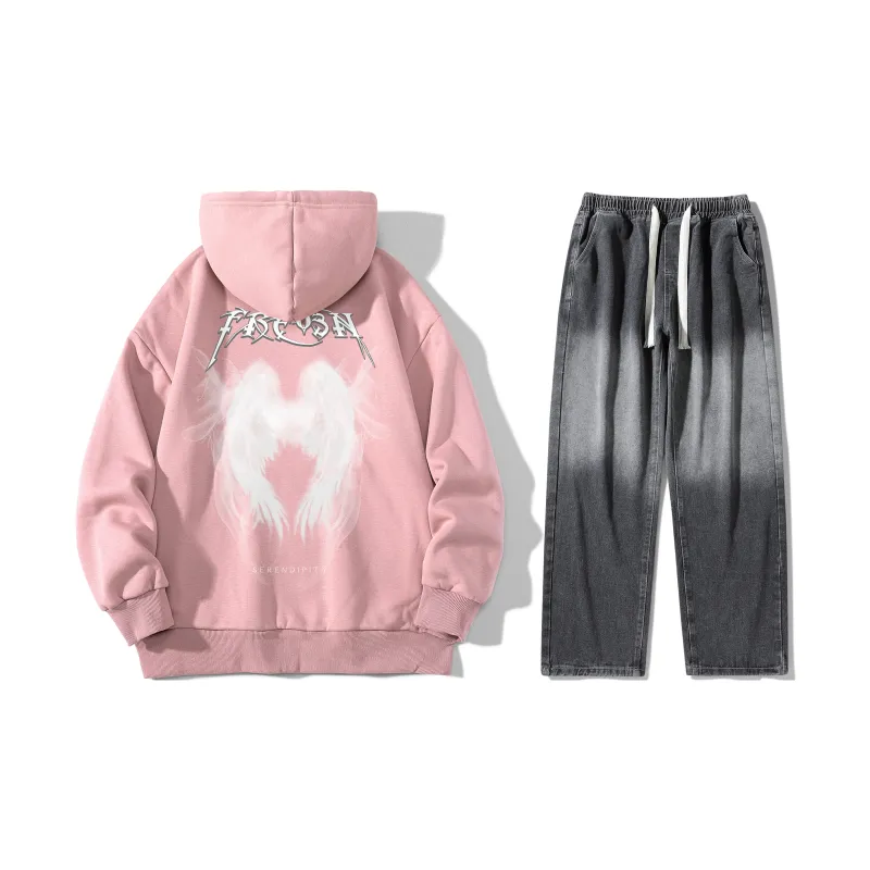 FREO3N Sweatshirt Sets Unisex-34