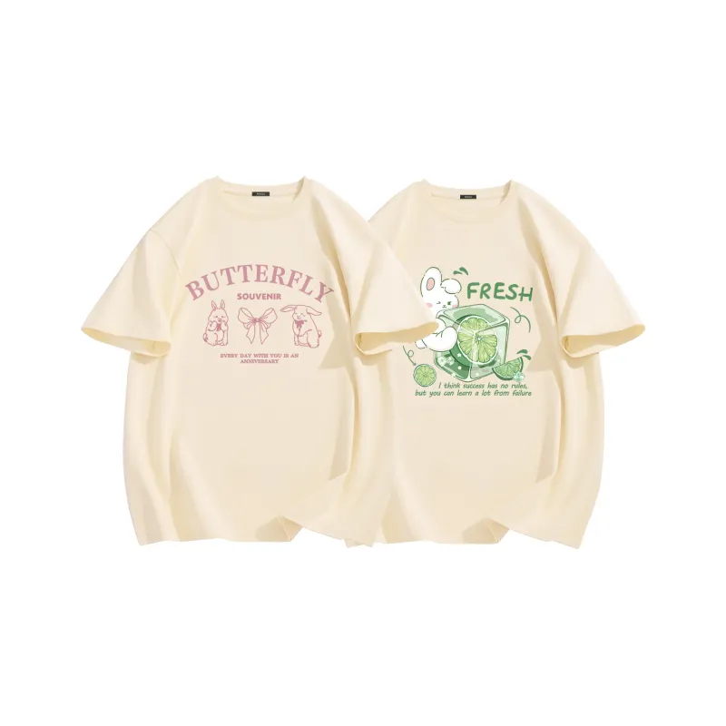 MINISO T Shirt Women's 2 Pack Summer-30