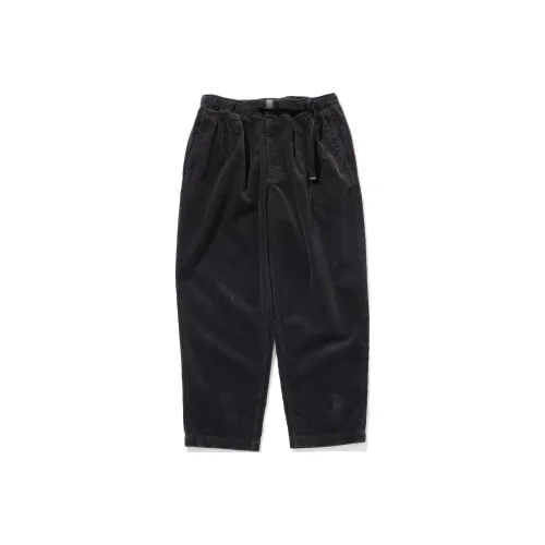 Beams SS24 Casual Pants Men's Charcoal Gray