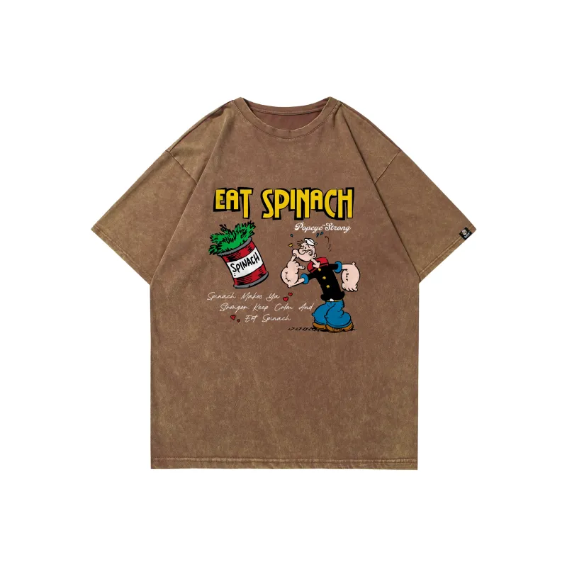 POPEYE Drop Shoulder Sleeve T Shirt Unisex-10