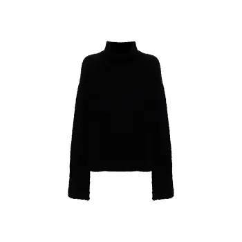 UMA WANG Drop Shoulder Roll-Neck Jumper