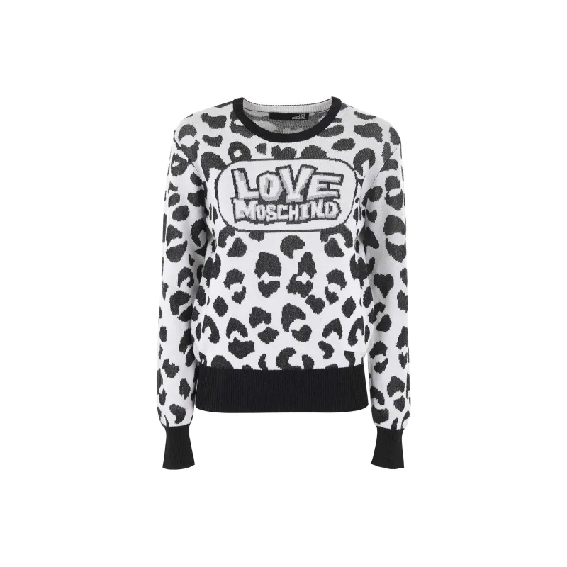 LOVE MOSCHINO FW22 Sweater Women's White-0