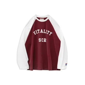 MADEN T Shirts Women's Burgundy