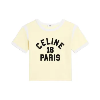 CELINE T Shirts Women's Yellow