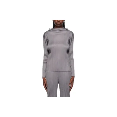 Homme Plissé Issey Miyake T Shirt Women's Gray