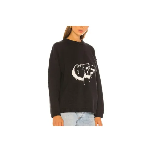 OFF-WHITE Sweater Loose Fit Women's Black