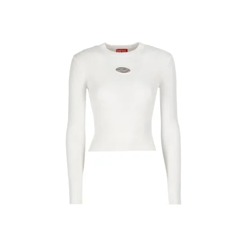DIESEL M Valari Oval D Ribbed Knit Top