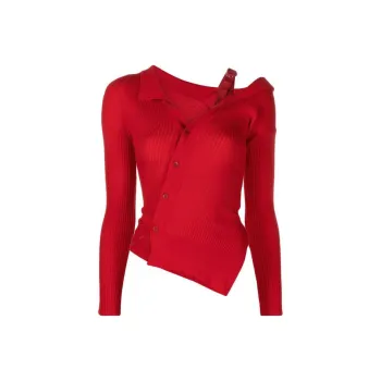 Jacquemus La Maille Colin Asymmetric Cardigan