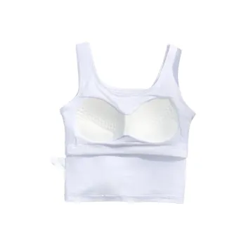 HEISU Tank Tops Women's White