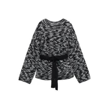 ZARA Sweater Women's Black/White